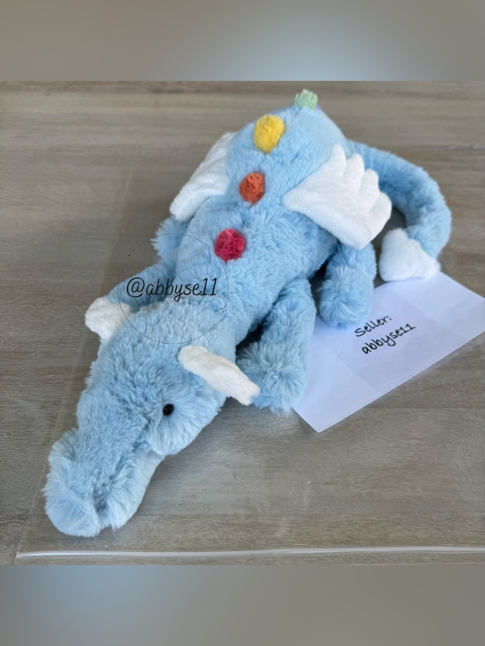 Jellycat Sky Dragon - Large - Authentic - Brand New With Tags - Fast Ship